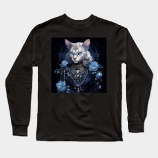 Royal Bengal Cat Goddess Long Sleeve T-Shirt